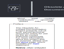 Tablet Screenshot of oacdp.org